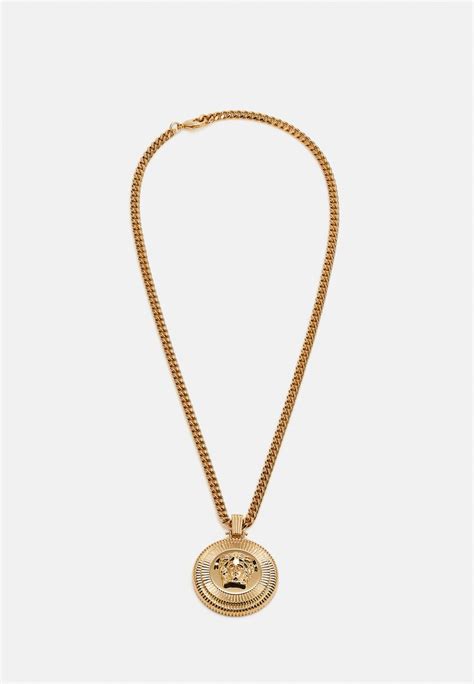 collar versace oro|Collar Icon en dorado .